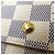 Cartera bi-fold para mujer Louis Vuitton Damier Azur Blanco - vista 8