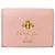 Portafoglio Gucci bi-fold in pelle rosa