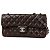 Timeless Borsa a tracolla Chanel Matelassé Single Flap con catena Marrone