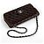 Timeless Borsa a tracolla Chanel Matelassé Single Flap con catena Marrone - vista 7