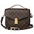 Louis Vuitton Pochette Metis 2-Way Handbag Brown