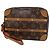 Louis Vuitton Monogram Soft Trunk Pochette Marrone