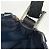 Borsa a tracolla Christian Dior in tela e pelle blu navy - vista 7