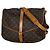 Borsa a tracolla Louis Vuitton Saumur 35 Marrone