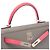 Hermès Borsa HERMES Kelly 28 in Pelle Grigia - 103792 Grigio - vista 7