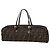 Borsa Fendi Zucca marrone in pelle e tela