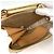 Borsa in rafia Crochet Triangle 3-Way Prada Marrone - vista 8