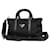 Borsa a mano Prada in nylon e pelle nera Nero