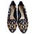 Alexander McQueen Ballerine Stampate Nere Nero Multicolore