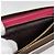 Louis Vuitton Portefeuille Clemence Long Wallet Marrone - vista 6