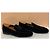Mocassins Giorgio Armani en velours bleu monogramme - vue 4