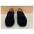 Mocassins Giorgio Armani en velours bleu monogramme - vue 5