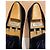 Mocassins Giorgio Armani en velours bleu monogramme - vue 8