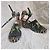 Proenza Schouler Sandali Espadrillas Zeppa Floral Faille Nero Bianco Verde - vista 3