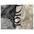Foulard in seta Dior Logo Nero e Beige - vista 2