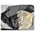 Foulard in seta Dior Logo Nero e Beige - vista 4