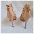 Alexandre Birman Sapatos de Salto Cage em Couro Bege - vista 5