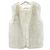 Autre Marque Chaleco de piel ecológica Rouge vif Eco Fur Castaño