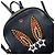 MCM Limited Edition Polke Bunny Mini-Rucksack Schwarz - Ansicht 8