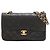 Chanel Schwarze Double Flap Bag Vintage 1994