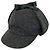 Autre Marque KASZKIET Cappello in lana herringbone Nero