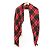 Sciarpa in lana Tartan Coach Rosso