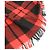 Sciarpa in lana Tartan Coach Rosso - vista 3