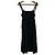 Autre Marque LE CIEL BLEU Jacquard-Cami-Kleid geschrumpft Schwarz