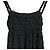Autre Marque LE CIEL BLEU Jacquard-Cami-Kleid geschrumpft Schwarz - Ansicht 3