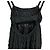 Autre Marque LE CIEL BLEU Jacquard-Cami-Kleid geschrumpft Schwarz - Ansicht 6