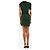 Jacquemus Green asymmetric ruched mini dress - size XS - view 2