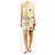 Farm Rio Kurzes Leinenkleid mit Multi-Print - size L Mehrfarben - Ansicht 3