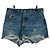 Levi's Mini shorts de denim rotos Azul