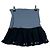 Autre Marque Falda de algodón azul GLOWNY