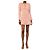 Self portrait Mini vestido de boucle rosa - size XS