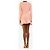 Self portrait Mini vestido de boucle rosa - size XS - vista 2