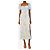 Self portrait Hellblaues florales Midikleid - size UK 6 - Ansicht 3