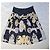 Autre Marque Samantha Sung New York Falda Midi Estampada de Algodón Negro Blanco Dorado Gris - vista 3
