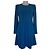 Stella Mc Cartney Stella McCartney Blaues Crepe-Kleid