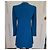 Stella Mc Cartney Stella McCartney Blaues Crepe-Kleid - Ansicht 2