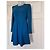 Stella Mc Cartney Stella McCartney Blaues Crepe-Kleid - Ansicht 3