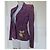 Autre Marque Valentino Roma Blazer de gamuza adornado Púrpura - vista 3