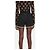 Paco Rabanne schwarze Strickshorts mit Goldrand - Ansicht 4