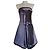 Vestido palabra de honor estampado Mary Katrantzou Negro Gris