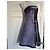 Vestido palabra de honor estampado Mary Katrantzou Negro Gris - vista 2
