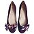 Emilio Pucci Bailarinas de ante moradas con lazo geométrico Multicolor Púrpura
