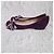 Emilio Pucci Bailarinas de ante moradas con lazo geométrico Multicolor Púrpura - vista 3