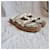 Céline Celine Sandali wedge espadrillas Bianco Blu Beige - vista 3