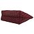 Fendi Vintage Zucchino FF Pattern Canvas Leder Tote Bag Schwarz Rot - Ansicht 8