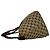 Borsa GUCCI Sherry Line GG Canvas Leather Marrone Rosso Verde - vista 5